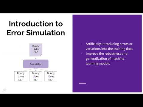 Error Simulation Explained | Data Augmentation | Bunny Labs | LLM | NLU | NLP | Text