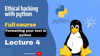 Python Text Formatting Made Easy: A Step-by-Step Guide | Lecture 04