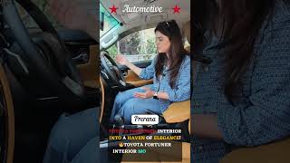 "Toyota Fortuner Interior into a Haven of Elegance! | Premium Interior Modification by Orchis"👌#car