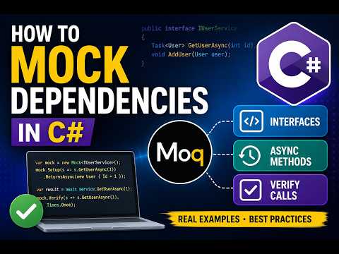 How to Mock Dependencies in C# | Interfaces, Async Methods & Verify Calls
