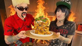 Making Guy Fieri's Famous Nachos