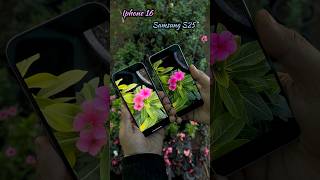 Apple Iphone 16 Vs Samsung Galaxy S25 10x Zoom Test #shorts
