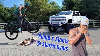 Fitness Fun: Gym Day Pump and Stunts at StarFit Gyms!