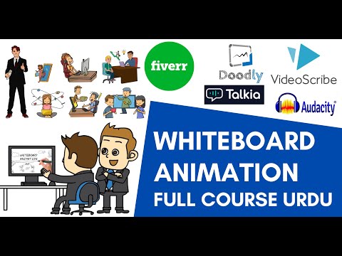 Professional Whiteboard Animation Full Course | URDU | VIDEOSCRIBE  | DOODLY | FIVERR | TALKIA