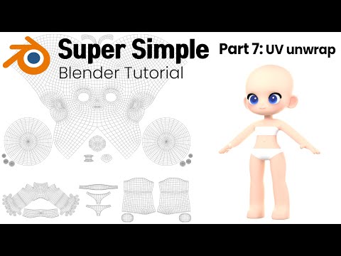 Blender Character Modeling Tutorial | 07 UV Unwrap