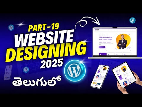 Elementor Tutorials Part-11 | Wordpress Website Design Tutorials in Telugu Part 19