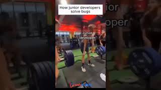 How junior developers solve bugs