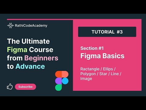 Figma Tools and Features - Shapes | Basics to Advanced |  @RathiCodeAcademy