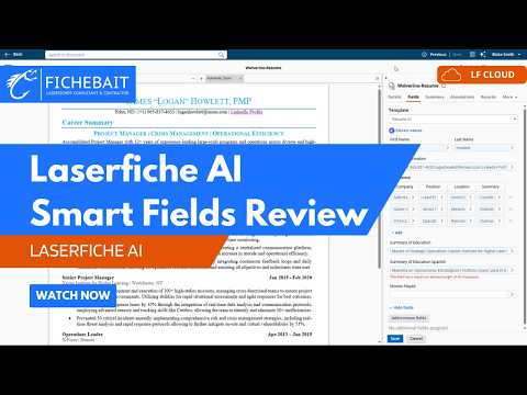 Laserfiche AI - Laserfiche Smart Fields Review