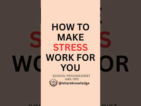 How to Make Stress Work for You Tonya Mead PhD #stressfreelife #stressmanagement