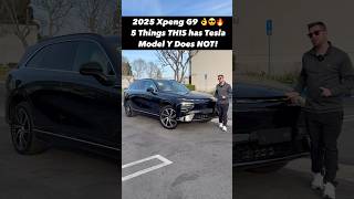 Five Things the 2025 Xpeng G9 Has that a *Tesla* Model Y Does Not!