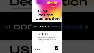 "HTML Doctype Declaration: Why It Matters for Web Development"? #htmlbasics  #html5 #webdevelopment