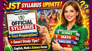 JST BPS-14 Preparation 2026 – Official Syllabus, Smart Study Tips | English, Maths, Science 
