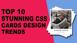 Top 10 Stunning Css Cards Design With Animations And Effects | Html Css And Javascript