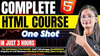 HTML full Course in One Shot | Complete HTML Tutorial for Beginners in Hindi | Computer Tech Academy
