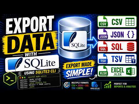 Exporting Data With SQLite Using SQLite3 CLI