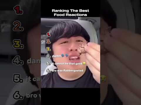Ranking The Best Food Reactions