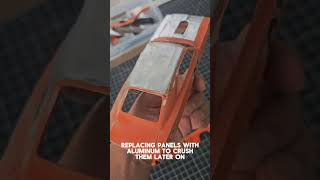 Recreating the Dukes of Hazzard: Crafting a Crashed 1969 Dodge Charger with Precision and Creativity