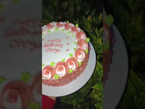 #beautiful #cake #howtomakcake #birthdaycake #redcreamcake 😍😍