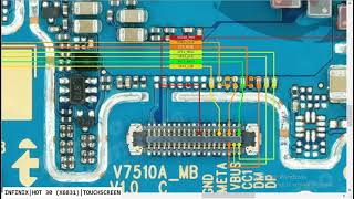 INFINIX HOT 30 X6831 Touche Notwarking Problem Ways Hardware Solution #borneoschematic #gsmstore #bo