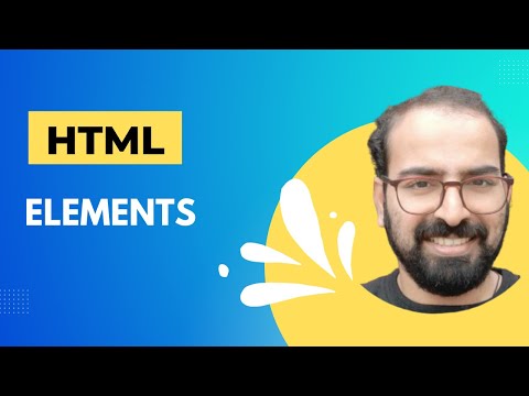 HTML Elements - Web Developent tutorial