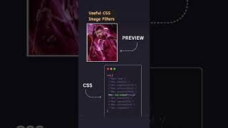 CSS Image Filters #webdevelopment #webdesign  #shortvideo #css #web #webapp #coding #code
