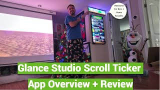 Glance Studio 2.5 FT Scroll Sports Ticker Overview + Review | Great Addition To Man Cave / Game Room