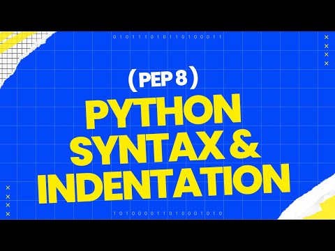 Python Syntax & Indentation | PEP 8 Explained in Hinglish | Python for Beginners