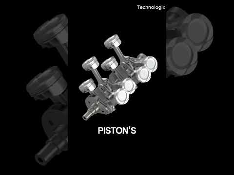 V8 Engine in Motion | How Pistons and Crankshaft Work Together