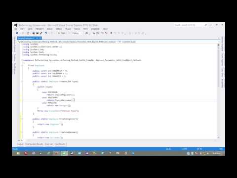 Replace Parameter With Explicit Methods