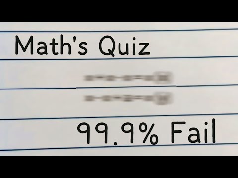 This Math Quiz Looks Easy, Almost Everyone Fails 😮‍💨#math #quiz #puzzle #riddles #maths #mathematics