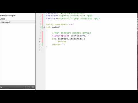 Capture Video from camera in opencv