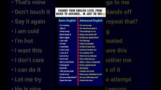🧠 Upgrade Your English in 30 Seconds! 🔥 | Speak Smarter Instantly!