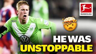 Kevin De Bruyne In The Bundesliga I The Birth of a LEGEND 🐐