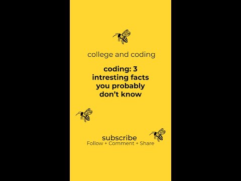 Coding: 3 Interesting Facts You Probably Didn’t Know #shorts