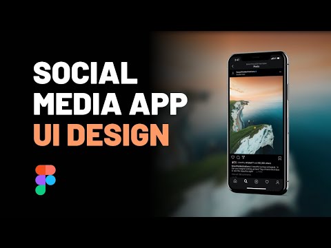 [Figma] Social Media App UI: Flexible Component Design