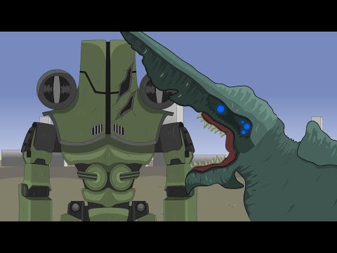 Pacific Rim. Cherno Alpha vs Knifehead Kaiju Battle (Part 1)
