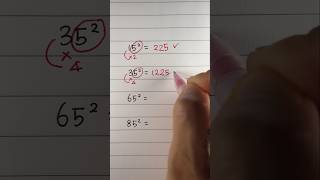 Faster than your calculator! #squaretrick #mathhacks #mathtricks #mathisfun #learnmath