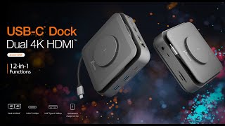 j5create | USB-C® Dock Dual 4K HDMI™ | JCD3199