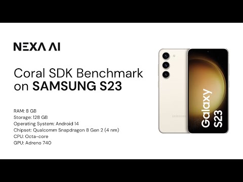 Coral SDK on SAMSUNG S23