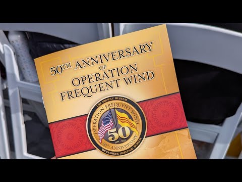50th Anniversary Operation Frequent Wind on the USS Midway in San Diego