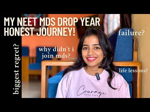 I took a drop year after BDS | Was it WORTH IT? (My honest NeetMDS JOURNEY) #neetmds #neetmotivation