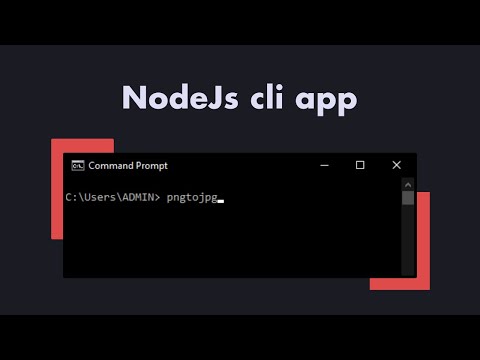 javascript cli application using nodejs