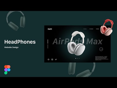 Headphone Website Design on Figma