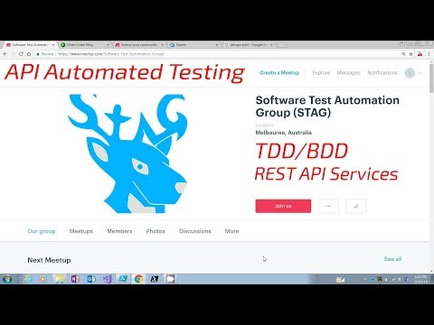 API Automated Testing REST Service Tool with TDD/BDD