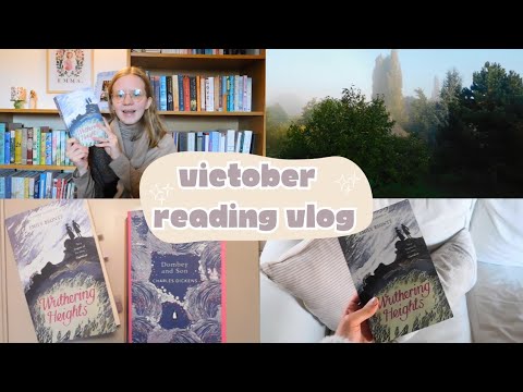 VICTOBER  Reading Vlog 🕯Reading WUTHERING HEIGHTS for the First Time