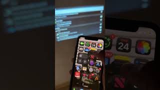 Connecting phone to HY300 projector #hy300 #screenmirroring