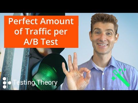 Perfect Amount of Traffic per A/B Test