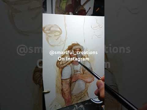 Artist Painting Process