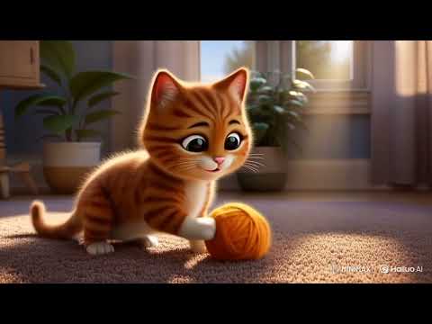 a cute kitten - free trial using Vrew & Hailuo #vrew #hailuo